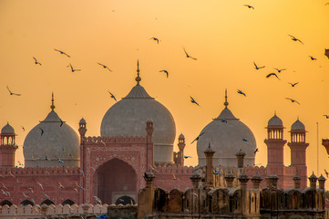 Grand Badshai Mosque in the Lahore 