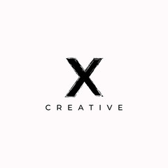 X creative letter logo design full vector eps for use any purpose 