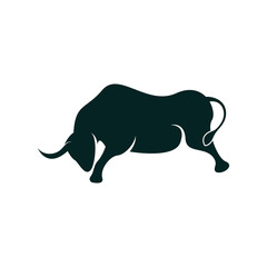 Powerful Bull Logo design Inspirations Strong Buffalo Logo