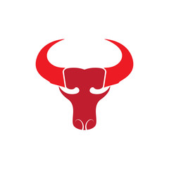 BULL Horn Logo Template vector icon illustration design