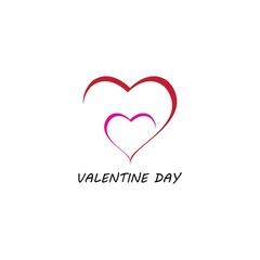 Love Logo Vector icon illustration design Template