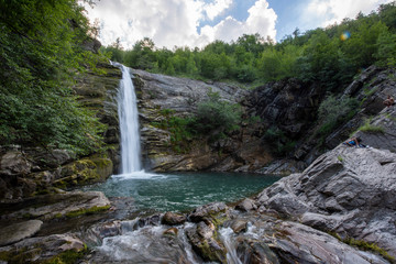 CASCATA DEL GOLFARONE APPENNINO TOSCO EMILIANO - PARCO NAZIONALE 