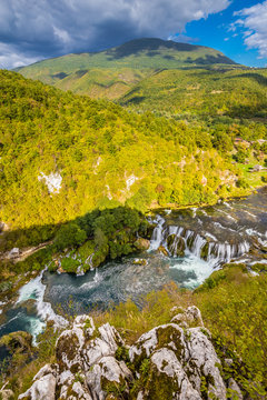 Strbacki Buk Waterfall - Croatia And Bosnia Border