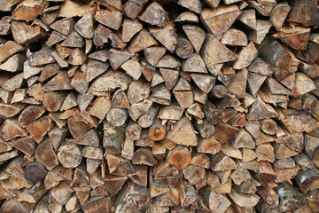 Brennholzstapel