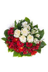 bouquet of flowers isolated on white