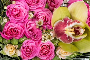 bouquet of flowers isolated on white