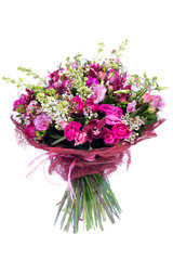 bouquet of flowers isolated on white