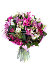 bouquet of flowers isolated on white