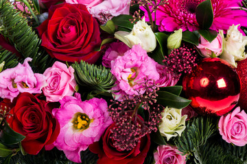 bouquet of flowers isolated on white