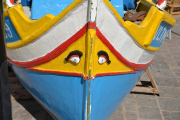 Maltese Luzzu boat
