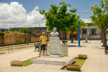 Man in Cardenas, Calle Calzada Cardenas is municipality and city in Matanzas Province of Cuba. Cardenas Main street