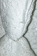 ice with snow as a background