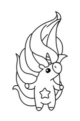 vector baby rainbow unicorn