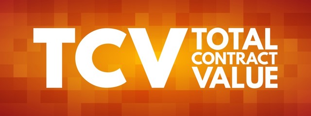 TCV - Total Contract Value acronym, business concept background