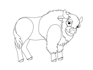 vector line cartoon animal clip art