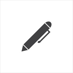 Fototapeta premium Pen Icon, Vector in Outline Style