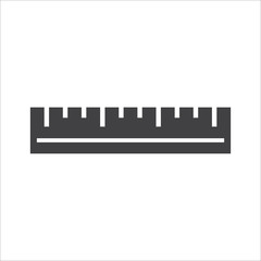 Ruler Icon Design, Vector Template
