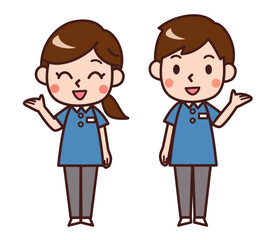 コンビニスタッフ男女 ご案内