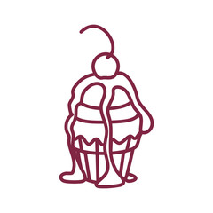 vector cute cupcake sweets art