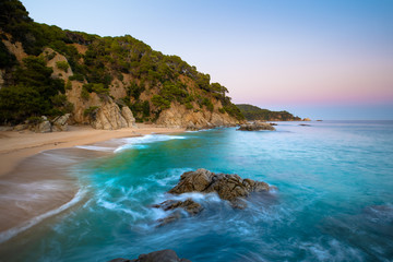 Fototapeta premium Amazing seascape with cliffs and turquoise water