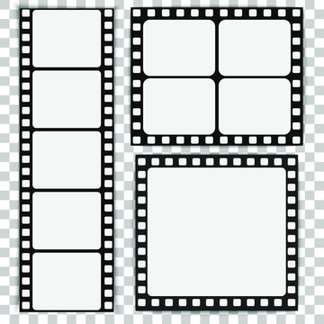 Printable Photo Booth Film Strip Template , Png Download