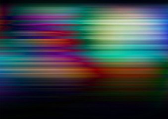 Speed lines on blurred colors background