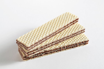 Wafers with chocolate