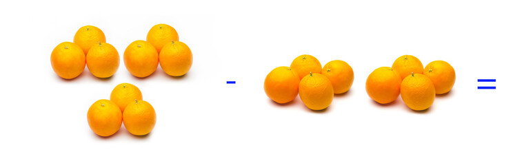 Simple math problems, subtraction problems, simple subtractions