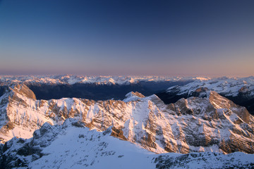 Naklejka premium View at Alpsteinmountain, Alps, Switzerland, Europe