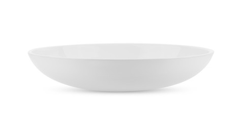 white bowl on white background