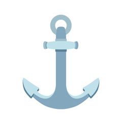 vector flat sea maritime icon Anchor