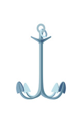 vector flat sea maritime icon Anchor