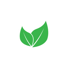 Fototapeta premium Vegan Logo Template vector symbol
