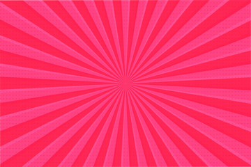 Pink ray background. The bright rays that spread from the background look sweet on Valentine's Day.