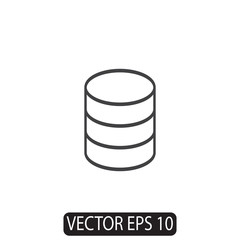 Database Icon Design Template Vector