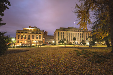 Fototapeta na wymiar State Capitol surroundings in Columbia