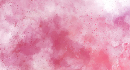 Pink watercolor background for your design, watercolor background concept, vector.