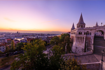 Fisherman's Bastion in Budapest Hungary
