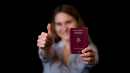 deutscher Reisepass Daumen hoch