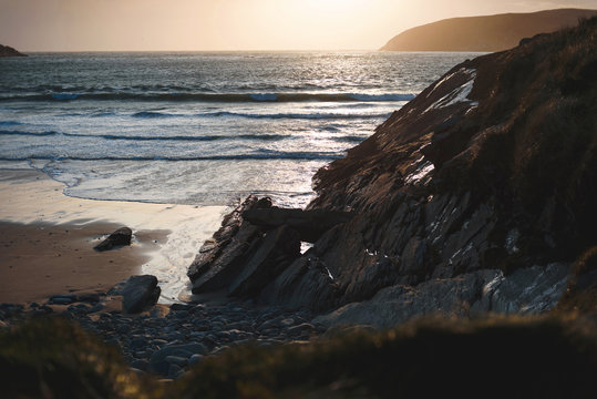 irish rocky beach