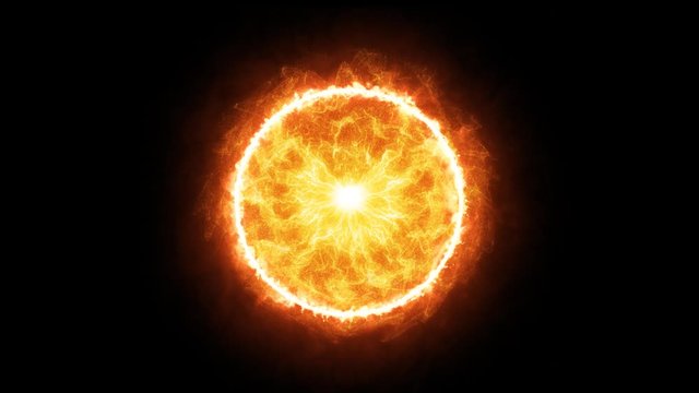 Picturesque Space Illustration Of Supernova Burns Itself In The Back Of The Galaxy