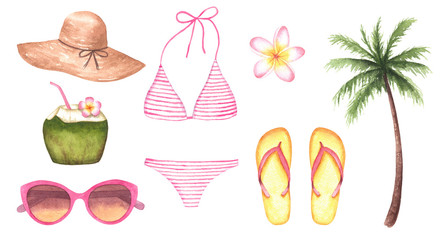Set of Beach Accessories