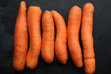 carrot, fresh vegetables (vitamins orange color, carotene - substance) menu concept. food...