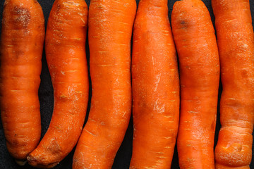 carrot, fresh vegetables (vitamins orange color, carotene - substance) menu concept. food...