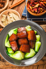 Traditional Chinese food, braised pork