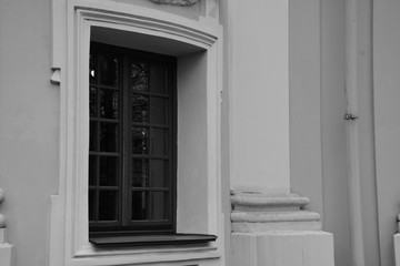 old window on a medieval building