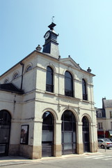 Ville de Mortagne-au-Perche, département de l'Orne, France