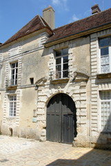 Ville de Mortagne-au-Perche, département de l'Orne, France