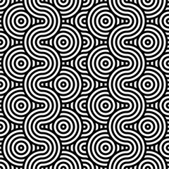 Abstract background in black and white with wavy lines pattern