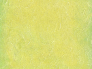 Obraz na płótnie Canvas Korean traditional paper gradient in yellow and lime green